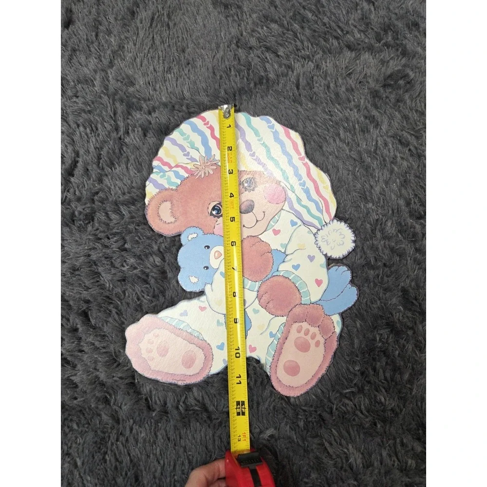 Teddy Beddy Riegel Bear Wall‎ Hanging Cardboard Sleepy Bear Nursery Decor